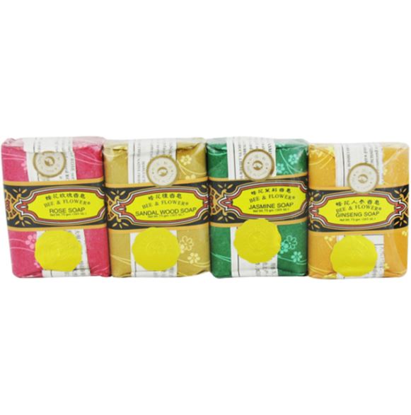 Bee and Flower Chinese Bar Soap 2.65oz 75g