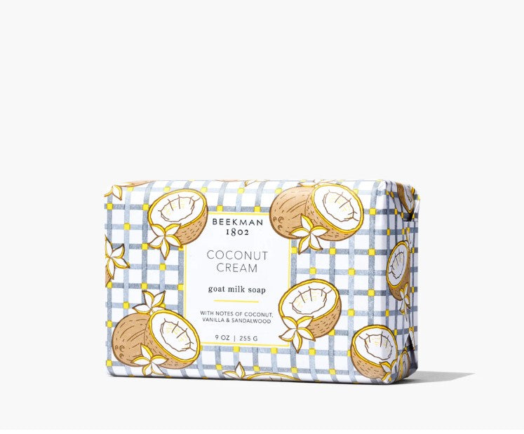 Beekman Goat Milk Bar Soap 9oz 255g - Coconut Cream