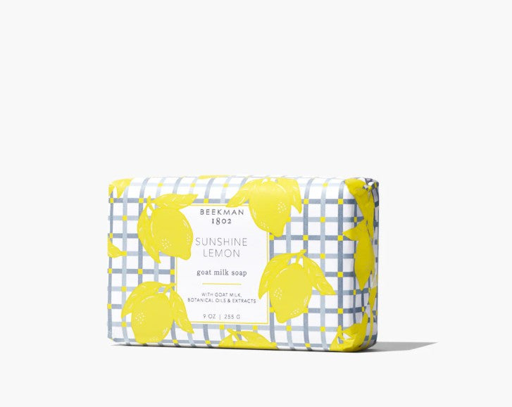Beekman Goat Milk Bar Soap 9oz 255g - Sunshine Lemon