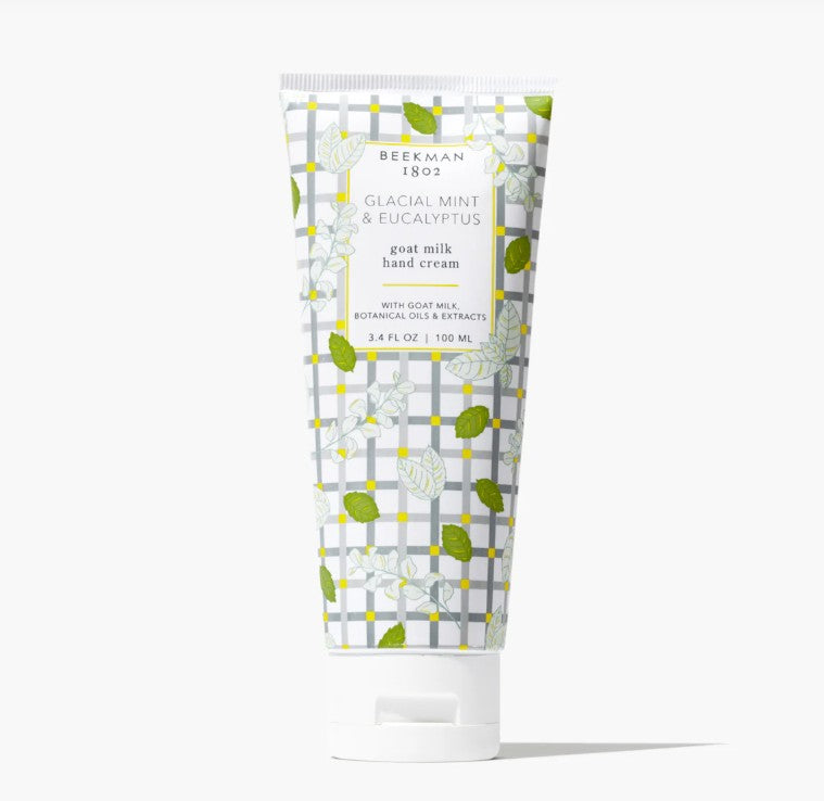 Beekman Goat Milk Hand Cream 2oz 59mL - Glacial Mint & Eucalyptus