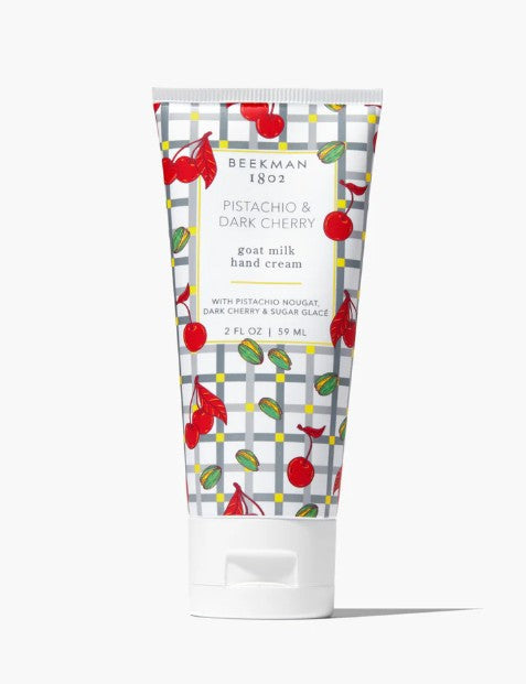 Beekman Goat Milk Hand Cream 2oz 59mL - Pistachio & Dark Cherry