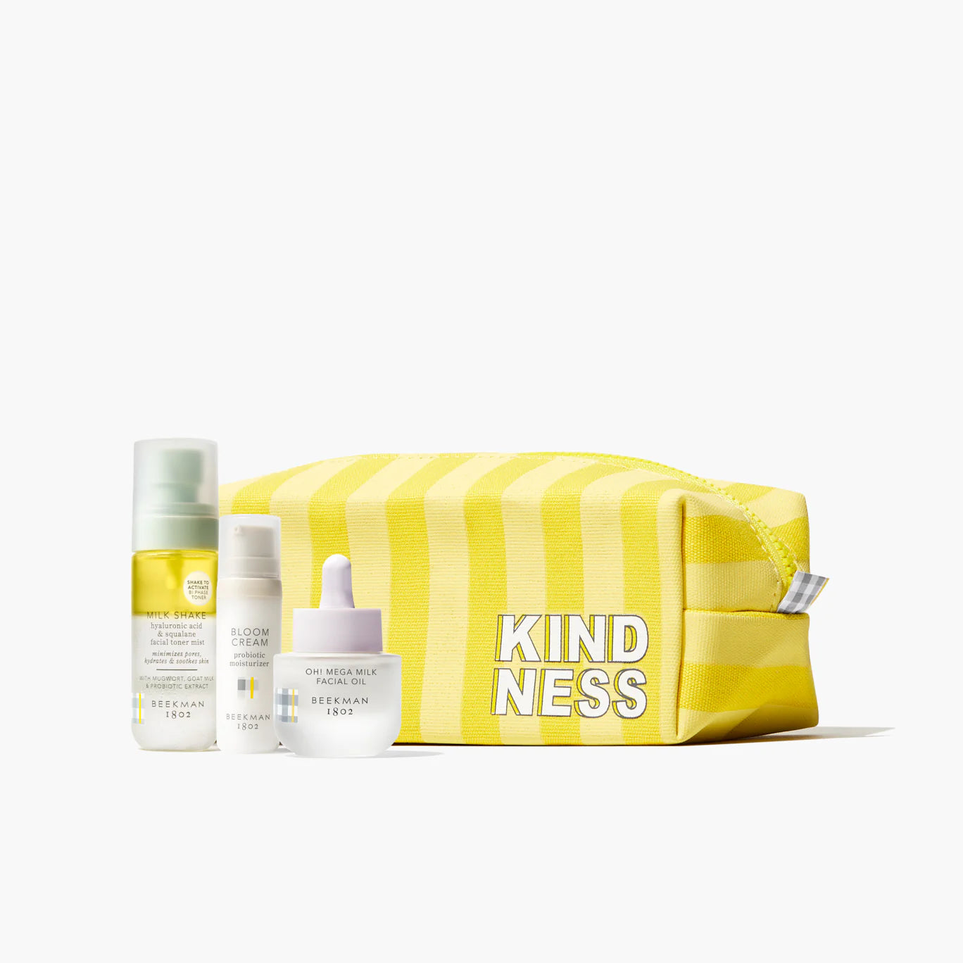 Beekman Cute Goat Travel Essentials Bag "KINDNESS"