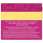 good for wrinkles and skin firmness with bakuchiol a gentle retinol alternative and vitamin E for timeless beauty