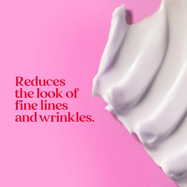 reduces the look of fine lines and wrinkles