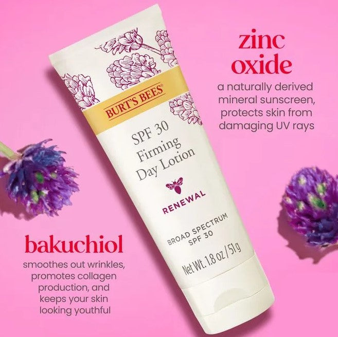 Burt's Bees SPF 30 Firming Day Lotion 1.8oz 51g