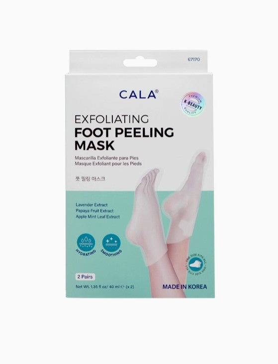 Cala Exfoliating Foot Peeling Mask Set - 2 pairs