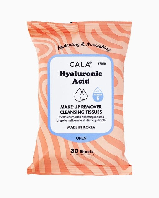 Cala Hyaluronic Acid Make-Up Remover Cleansing Wipes