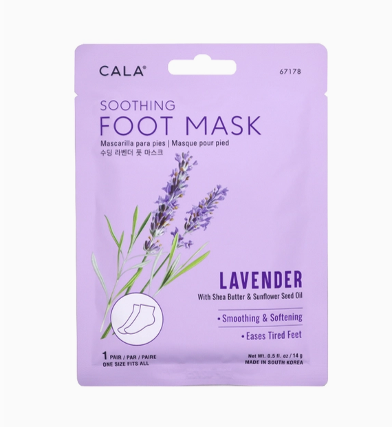 Cala Foot Masks Pack of 3 - Soothing Lavender