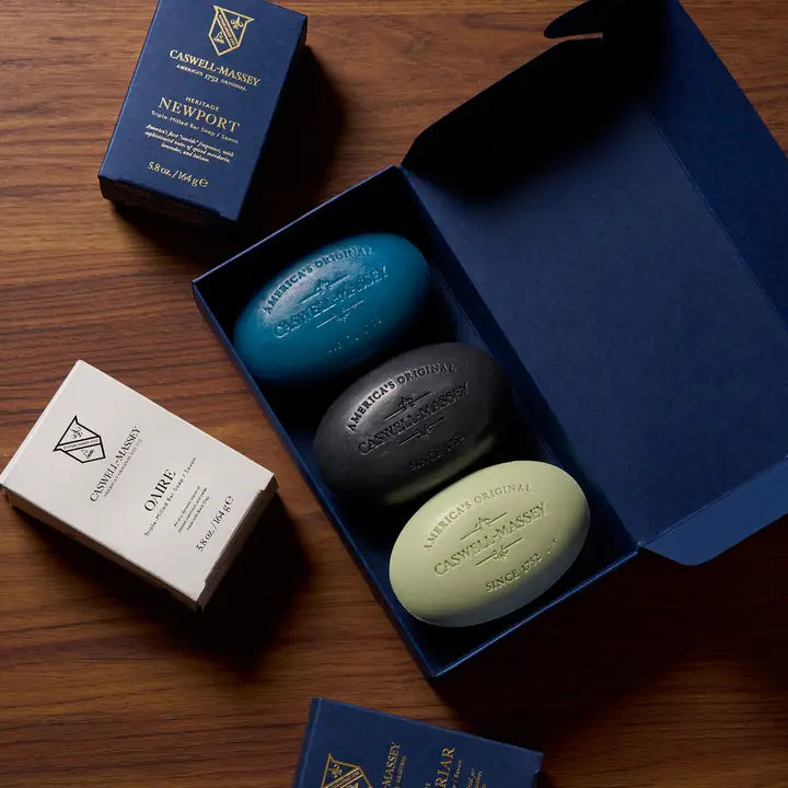 Caswell Massey Three Triple-Milled Soaps Gift Set - Classic