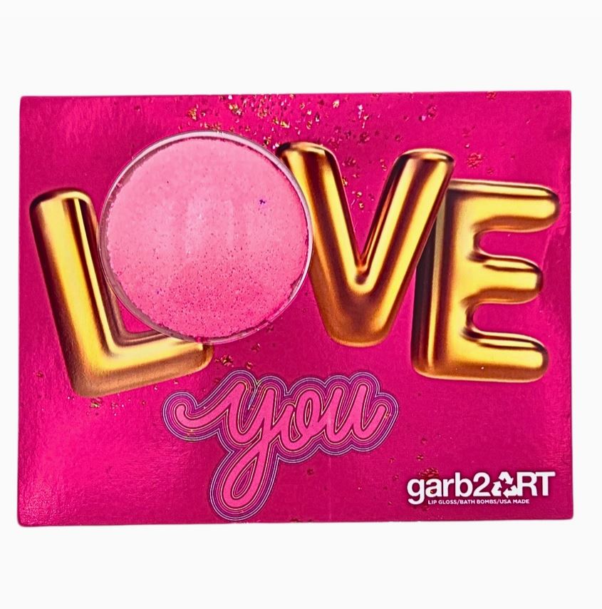 Garb2Art Love You Bath Bomb with Card (Valentine)