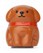 brown dog shaped lip balm