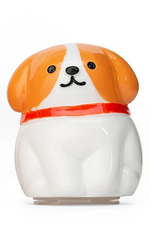 Orange dog shaped lip balm