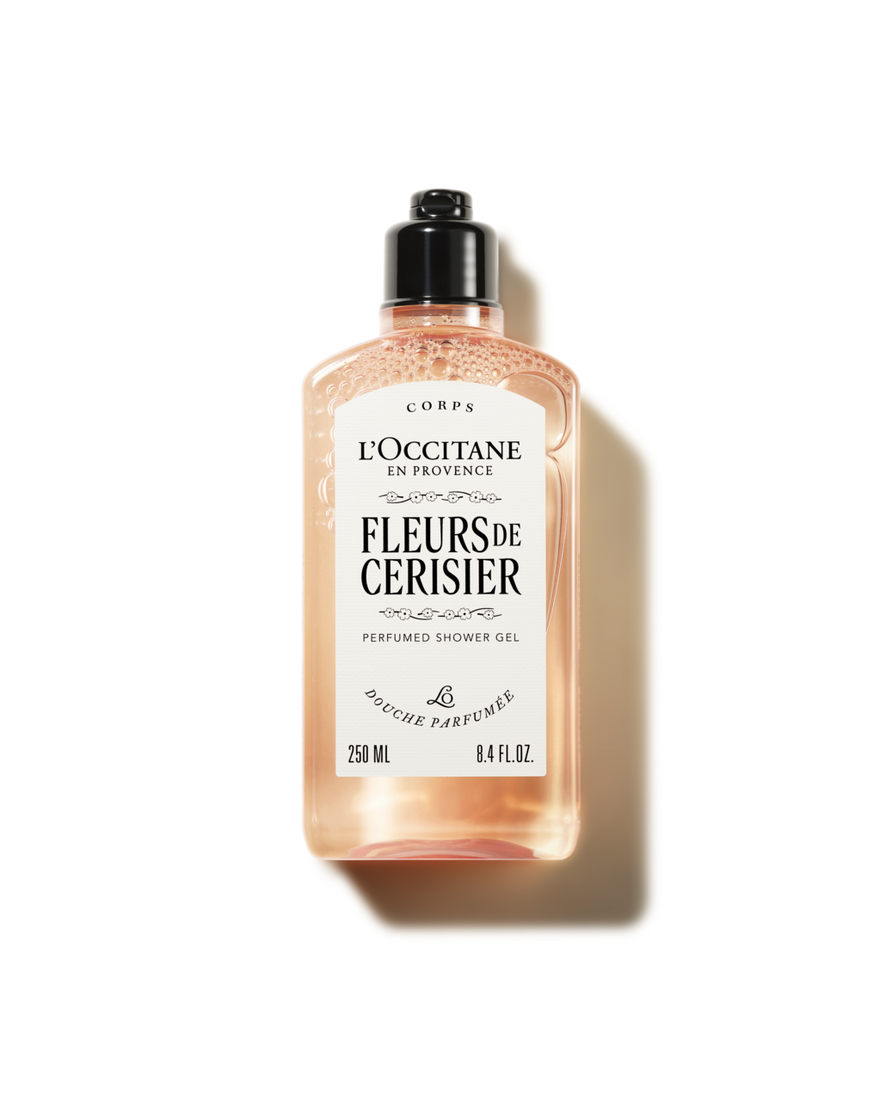 L'Occitane Bath & Shower Gel 8.4oz 250mL - Cherry Blossom
