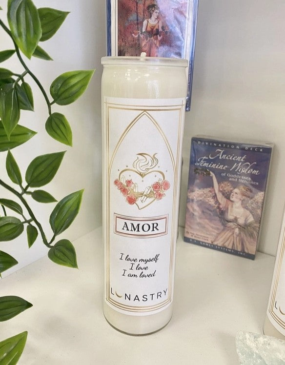 Lunastry Amor Soy Prayer Candle