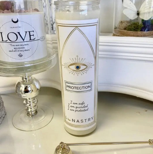 Lunastry Protection Soy Prayer Candle