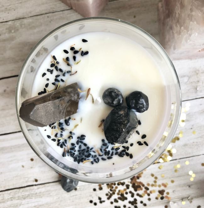 Lunastry Protection From Assholes Crystal Soy Wax Candle 11oz