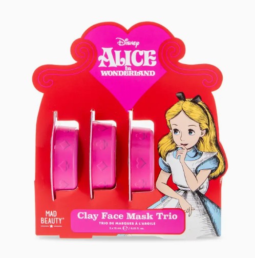 Mad Beauty Alice in Wonderland Clay Face Mask Trio
