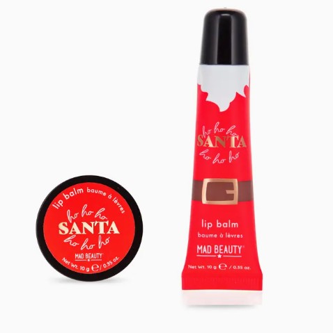 Mad Beauty Ho Ho Holiday Lip Balm Duo