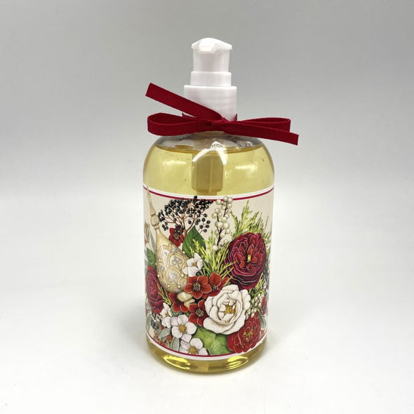 Mary Lake-Thompson Holiday Liquid Soap 12oz - Winter Flowers Urn (Fresh)