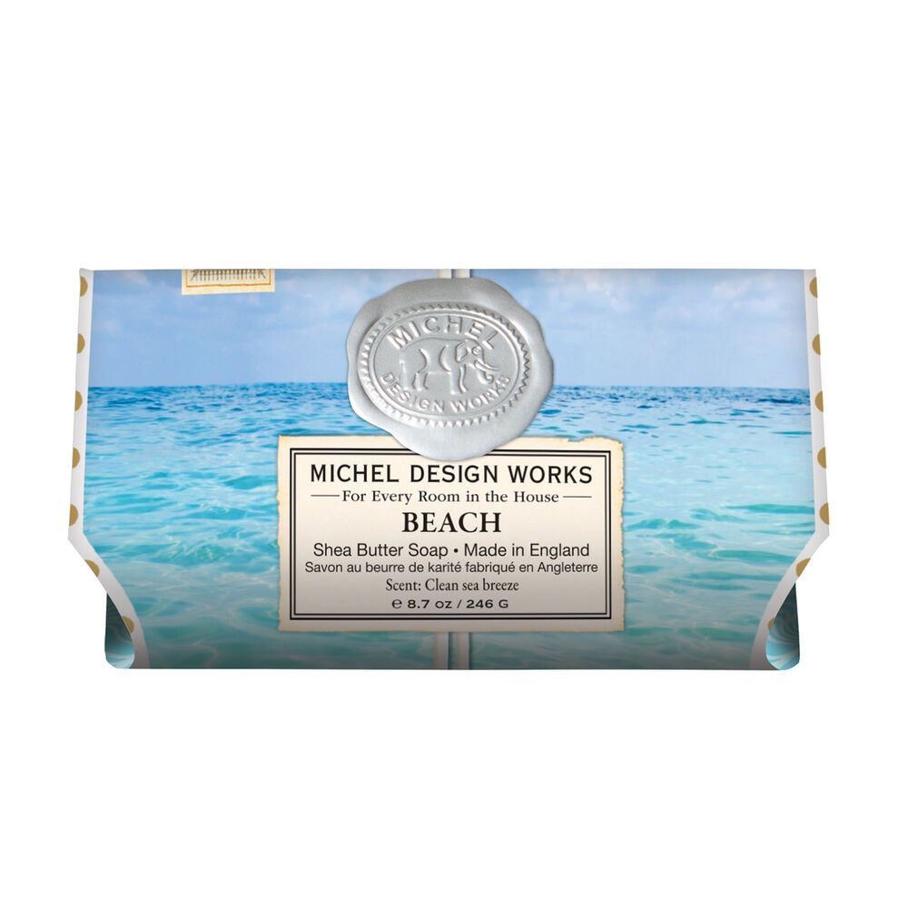 Michel Design Works Large Bath Soap Bar 8.7oz 246g - Beach