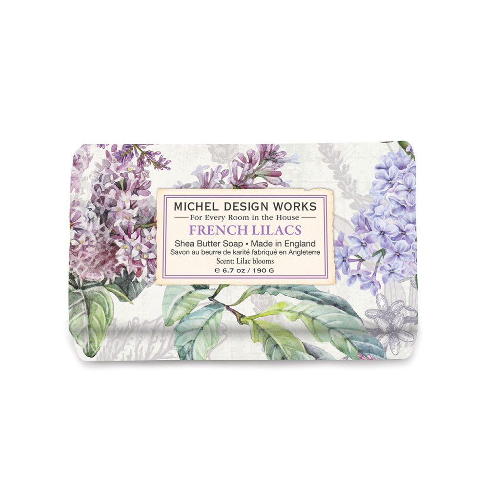 Michel Design Works Bar Soap 6.7oz 190g - French Lilacs