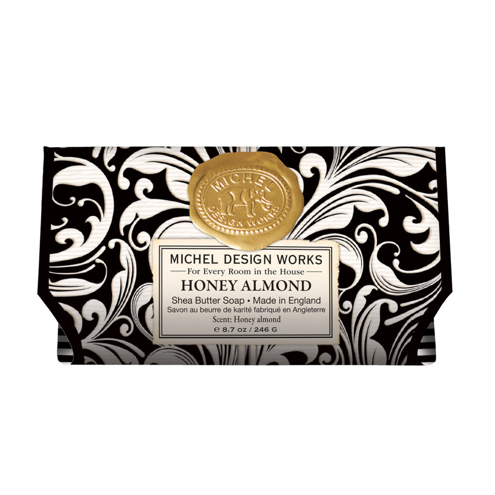 Michel Design Works Large Bath Soap Bar 8.7oz 246g - Honey Almond