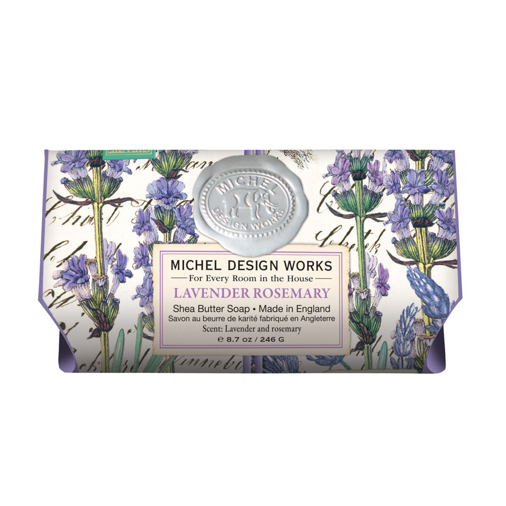 Michel Design Works Large Bath Soap Bar 8.7oz 246g - Lavender Rosemary