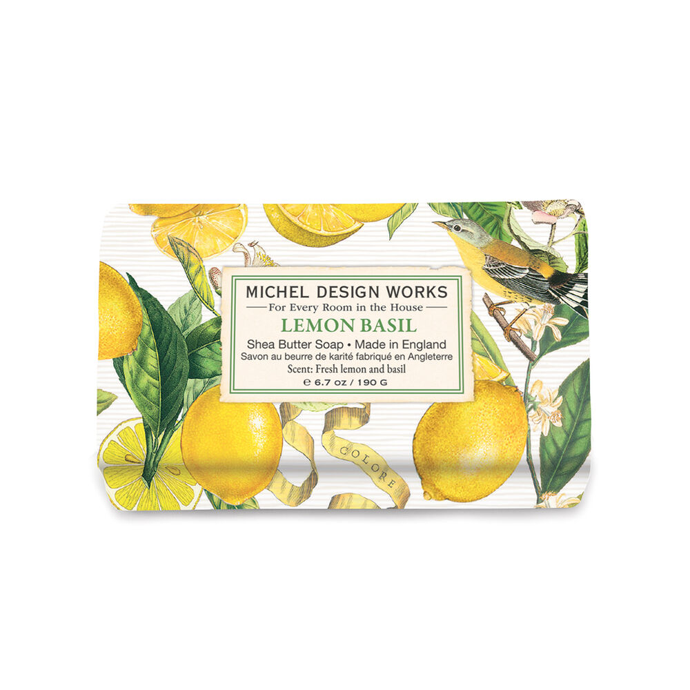 Michel Design Works Bar Soap 6.7oz 190g - Lemon Basil