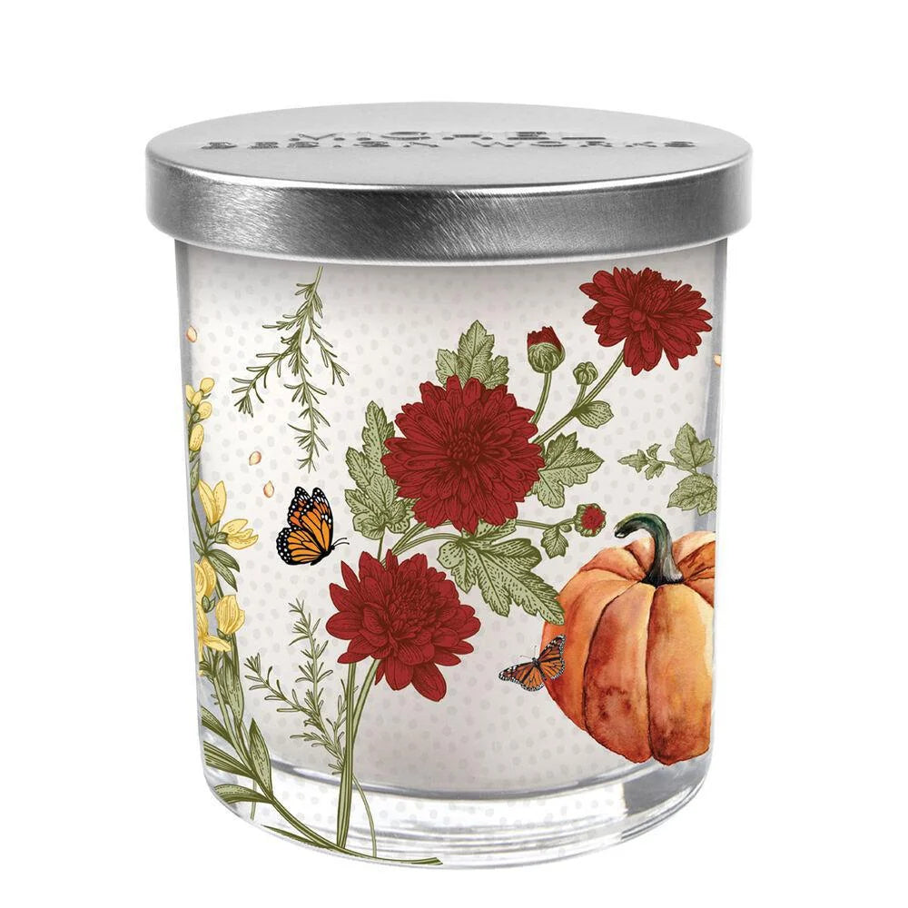 Michel Design Works - Pumpkin Delight Decorative Glass Candle - 7.4oz - 209g