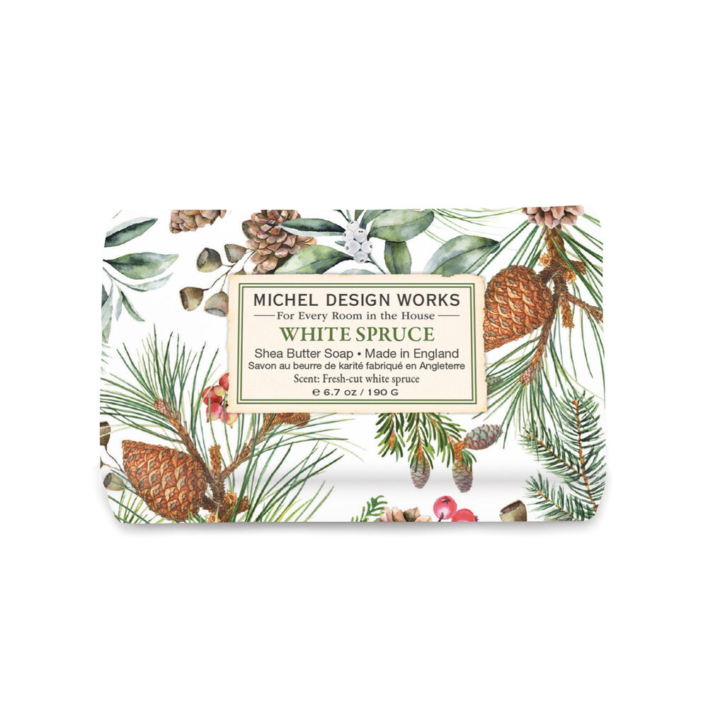 Michel Design Works Bar Soap 6.7oz 190g - White Spruce
