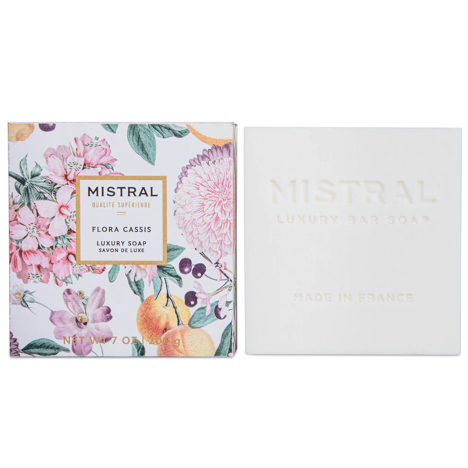 Mistral Luxury Soap 7 oz 200g - Flora Cassis