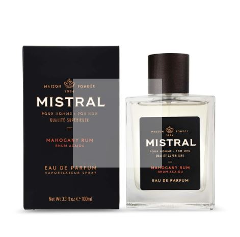 Mistral Men's Eau de Parfum 3.3fl oz 100 ml - Mahogany Rum