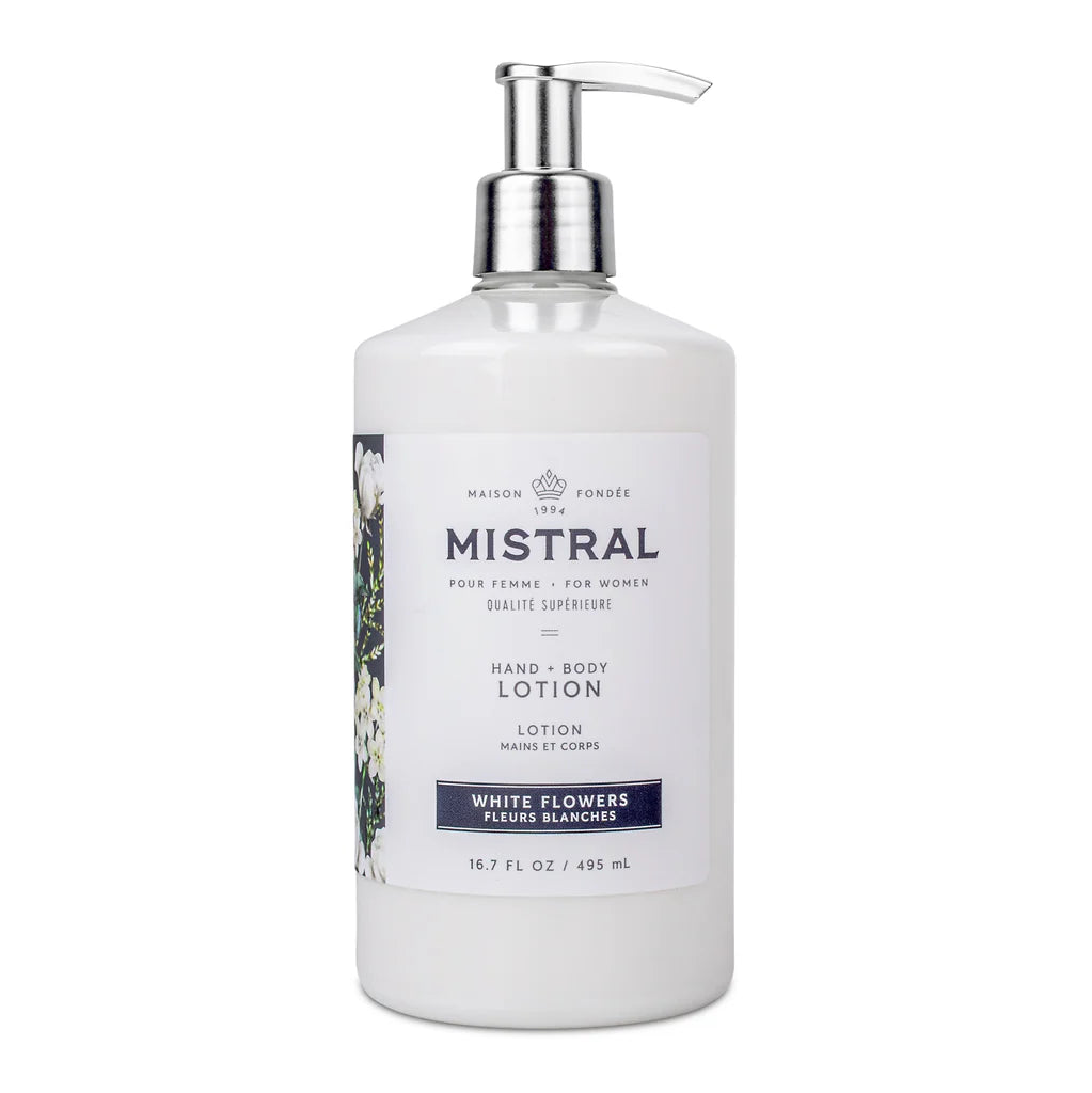 Mistral Hand & Body Lotion 16.7oz - White Flowers