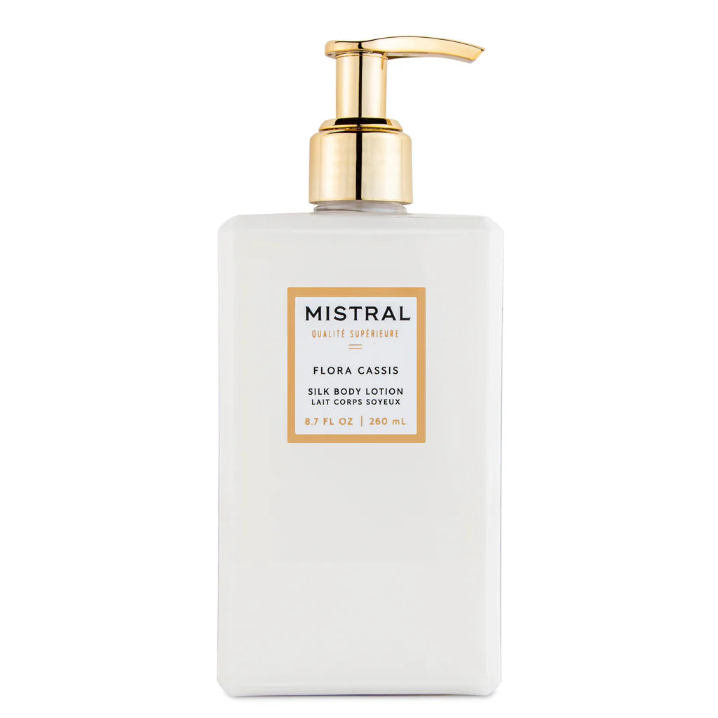 Mistral Silk Body Lotion 8.7oz - Flora Cassis