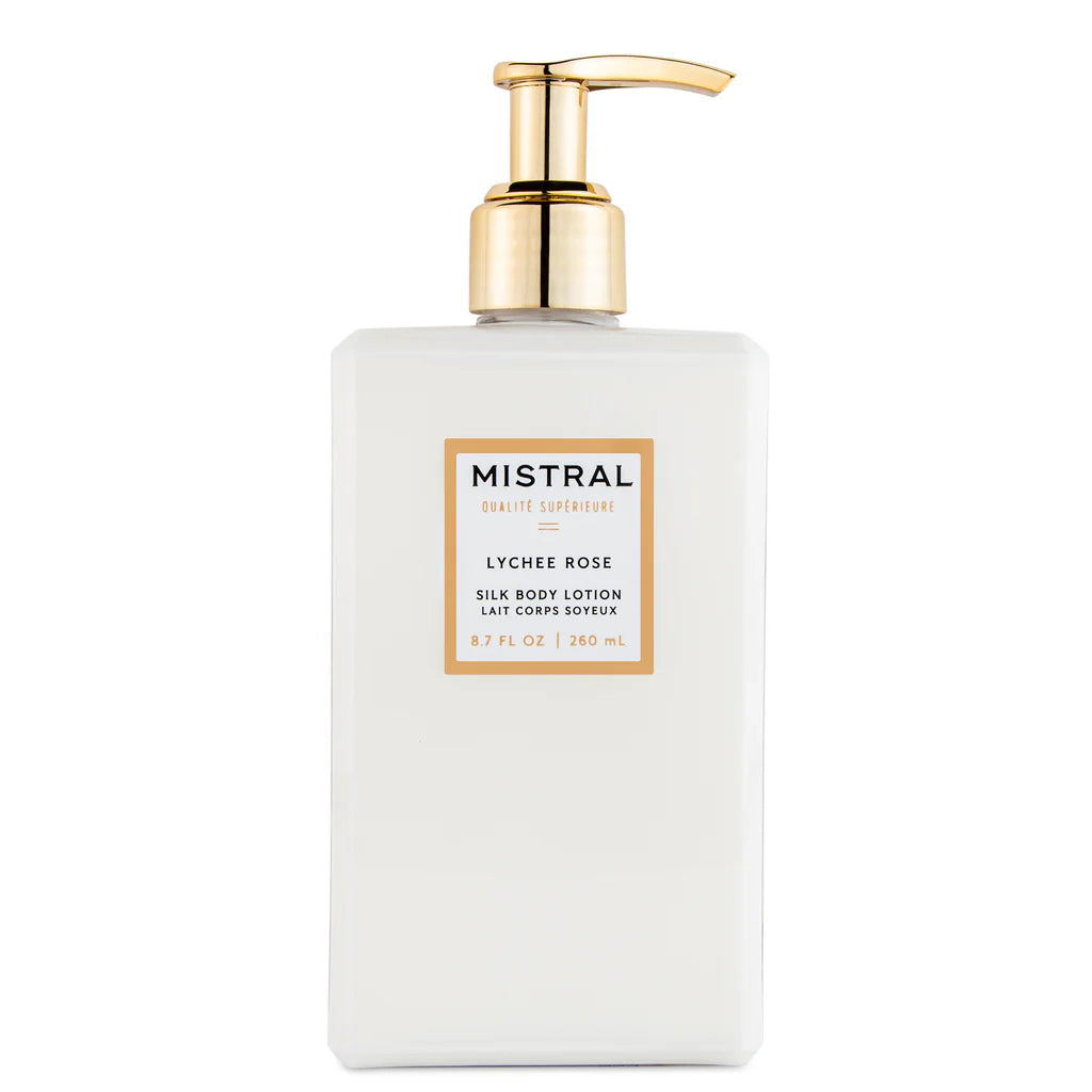Mistral Silk Body Lotion 8.7oz - Lychee Rose