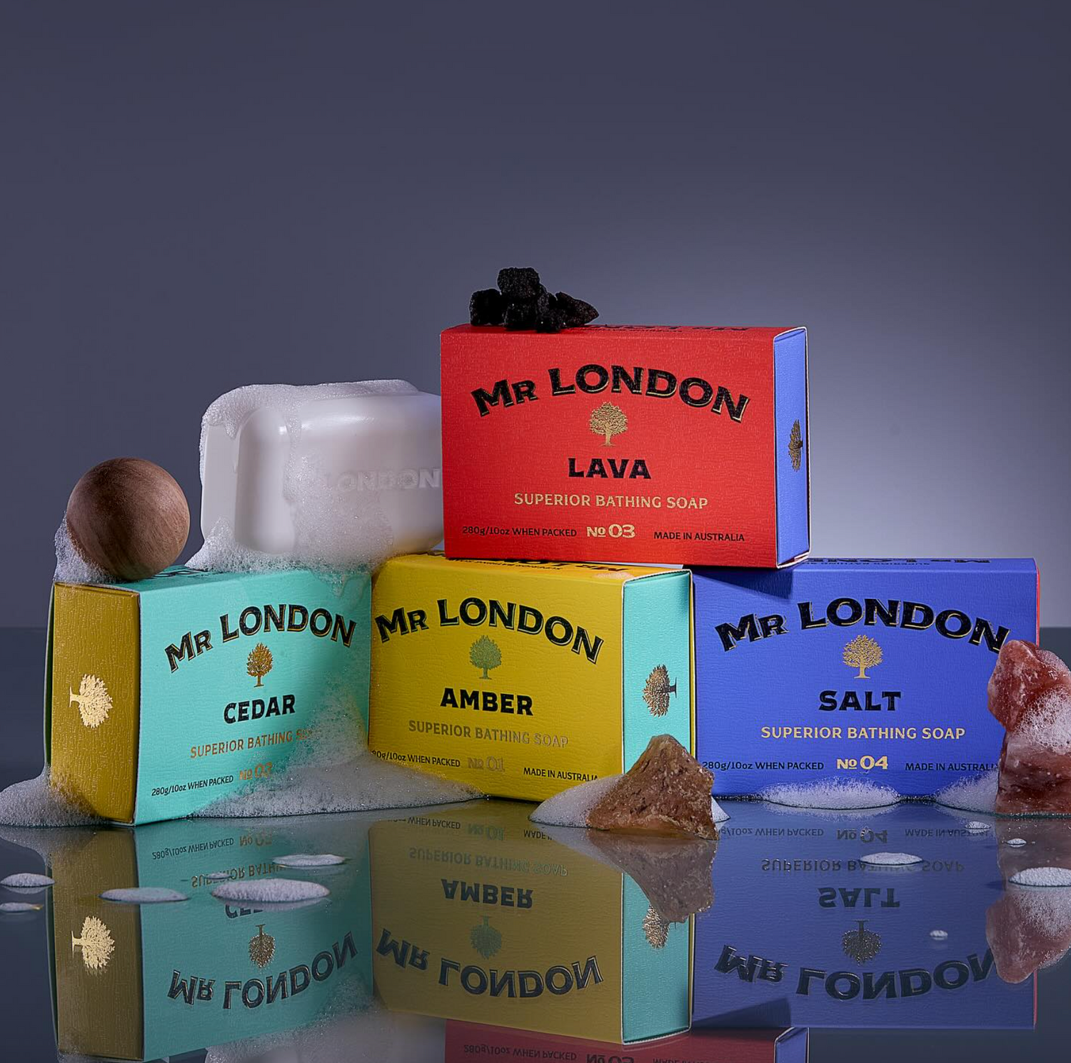 Mr. London Superior Bathing Soap for Men 10oz 180g
