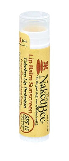 Naked Bee Tinted Lip Balm Sunscreen - .15oz