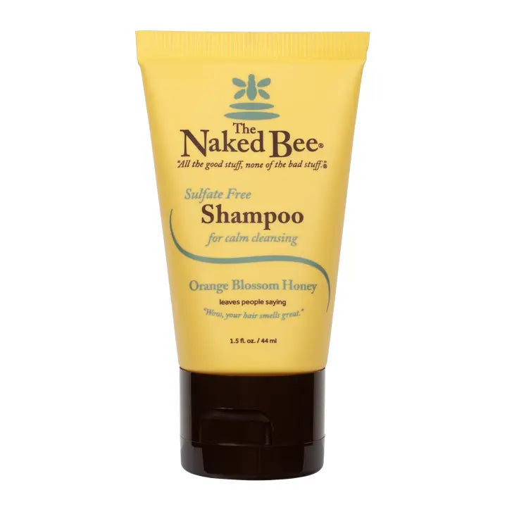 Naked Bee Gentle Cleansing Shampoo 1.5oz - Orange Blossom Honey