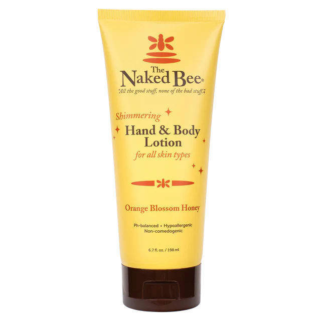 Naked Bee Shimmering Hand & Body Lotion 6.7oz - Orange Blossom Honey