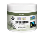 organic cocoa butter for nourishing skin from aura cacia fair trade certified cruelty free