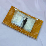 Matrimony bride groom decorative novelty bar soap wedding tie the knot gift bridesmaid bachelorette women wooden soap tray dish