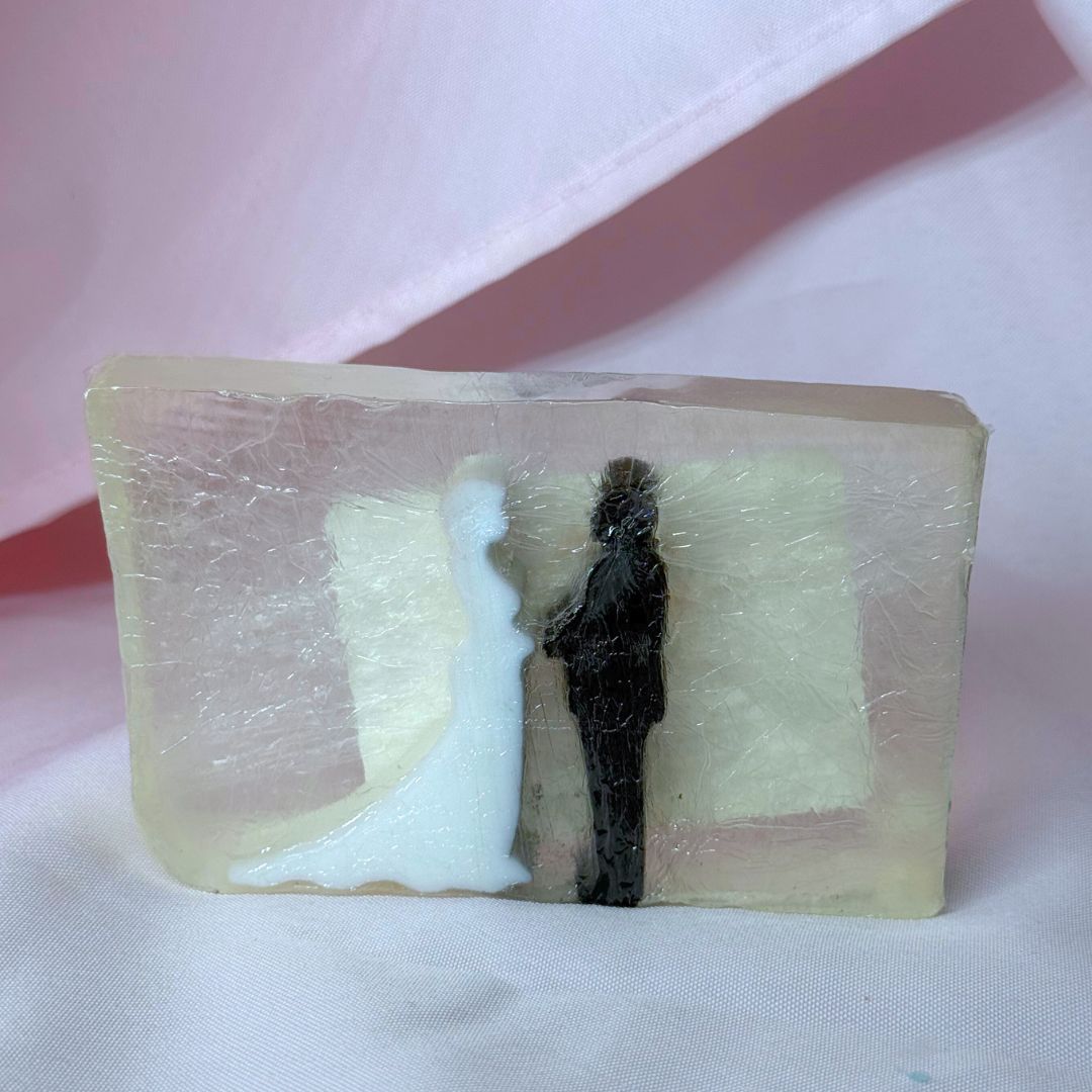 Matrimony bride groom decorative novelty bar soap wedding tie the knot gift bridesmaid bachelorette husband wife