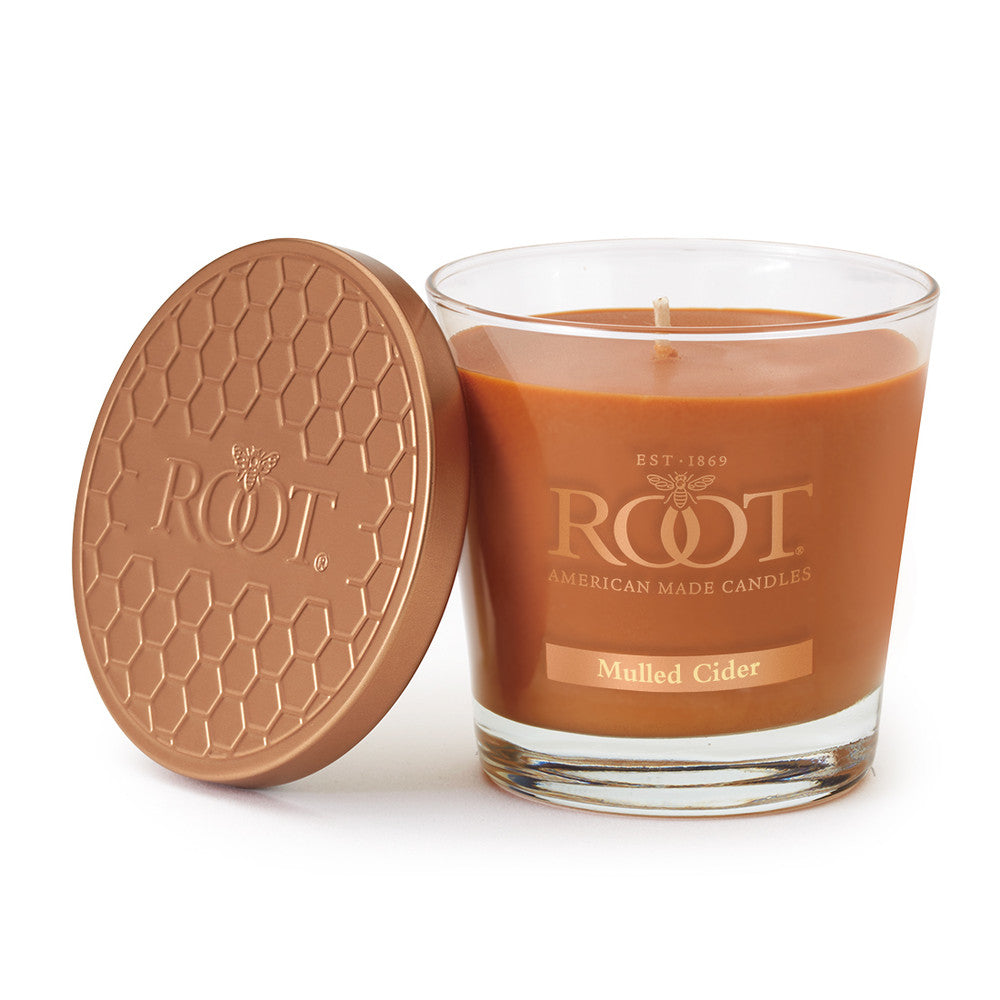 Root Candles Holiday Small Veriglass 6.3oz - Mulled Cider