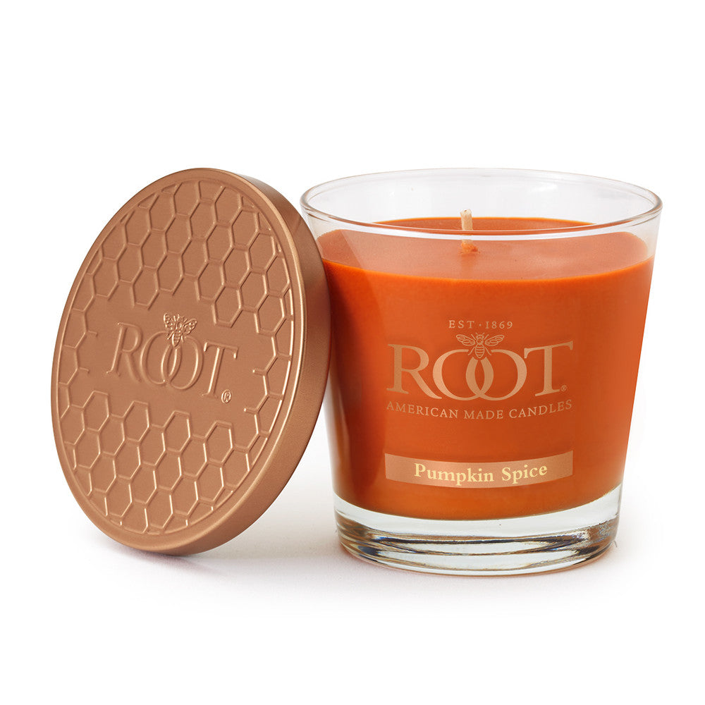Root Candles Holiday Small Veriglass 6.3oz - Pumpkin Spice