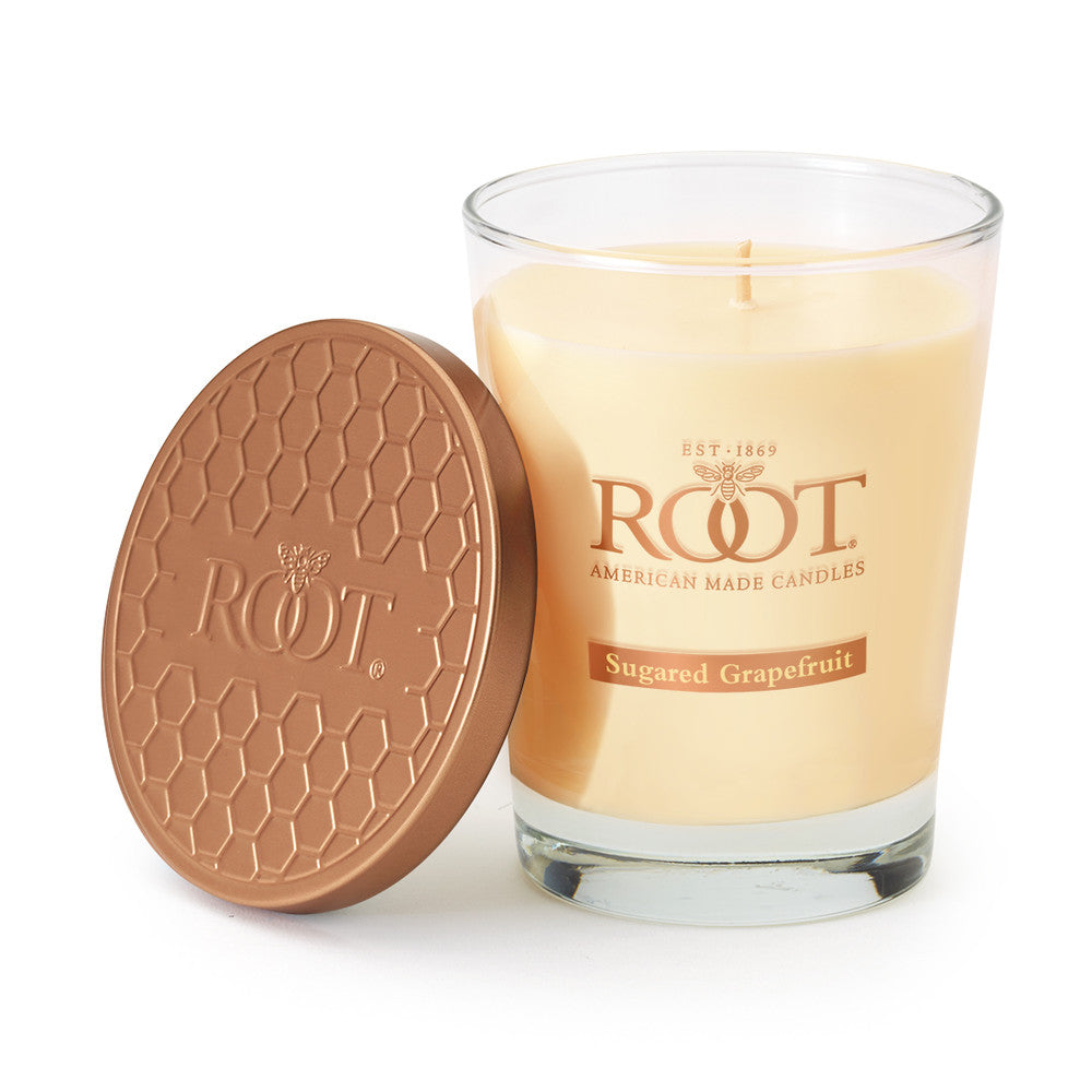 Root Candles Large Veriglass 10.5oz - Sugared Grapefruit