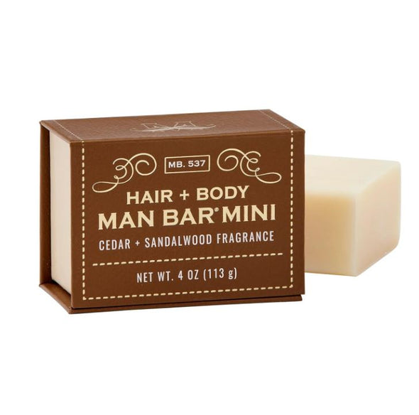 San Francisco Soap Company MAN BAR Mini Hair & Body Bar 4oz 113g