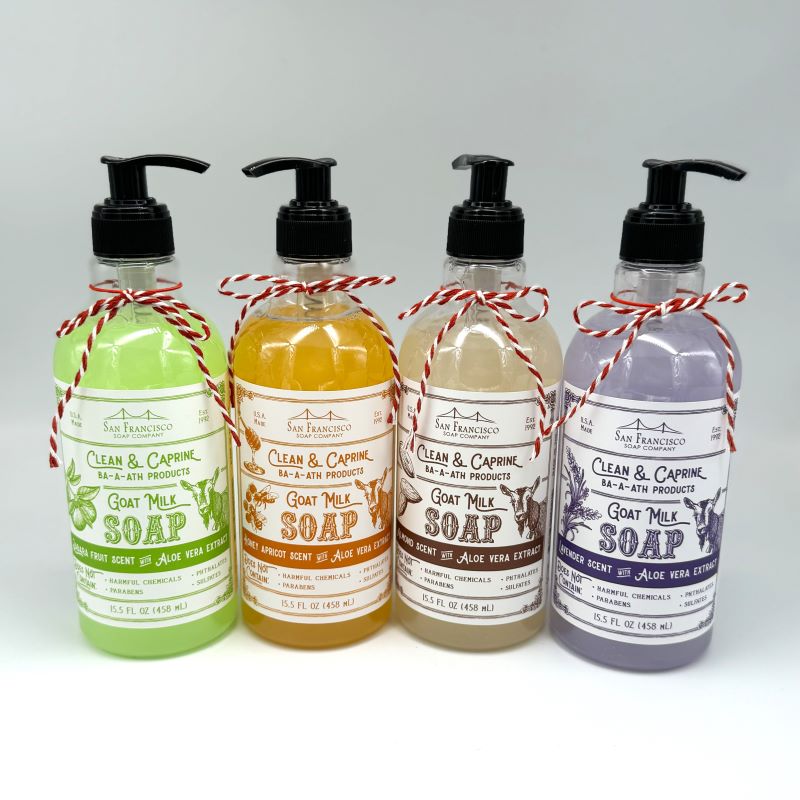 San Francisco Soap Co Clean & Caprine Goat Milk Hand Soap 15.5oz 458ml
