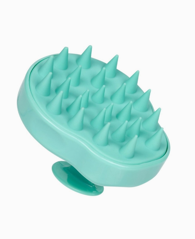 scalp massaging shampoo brush mint color