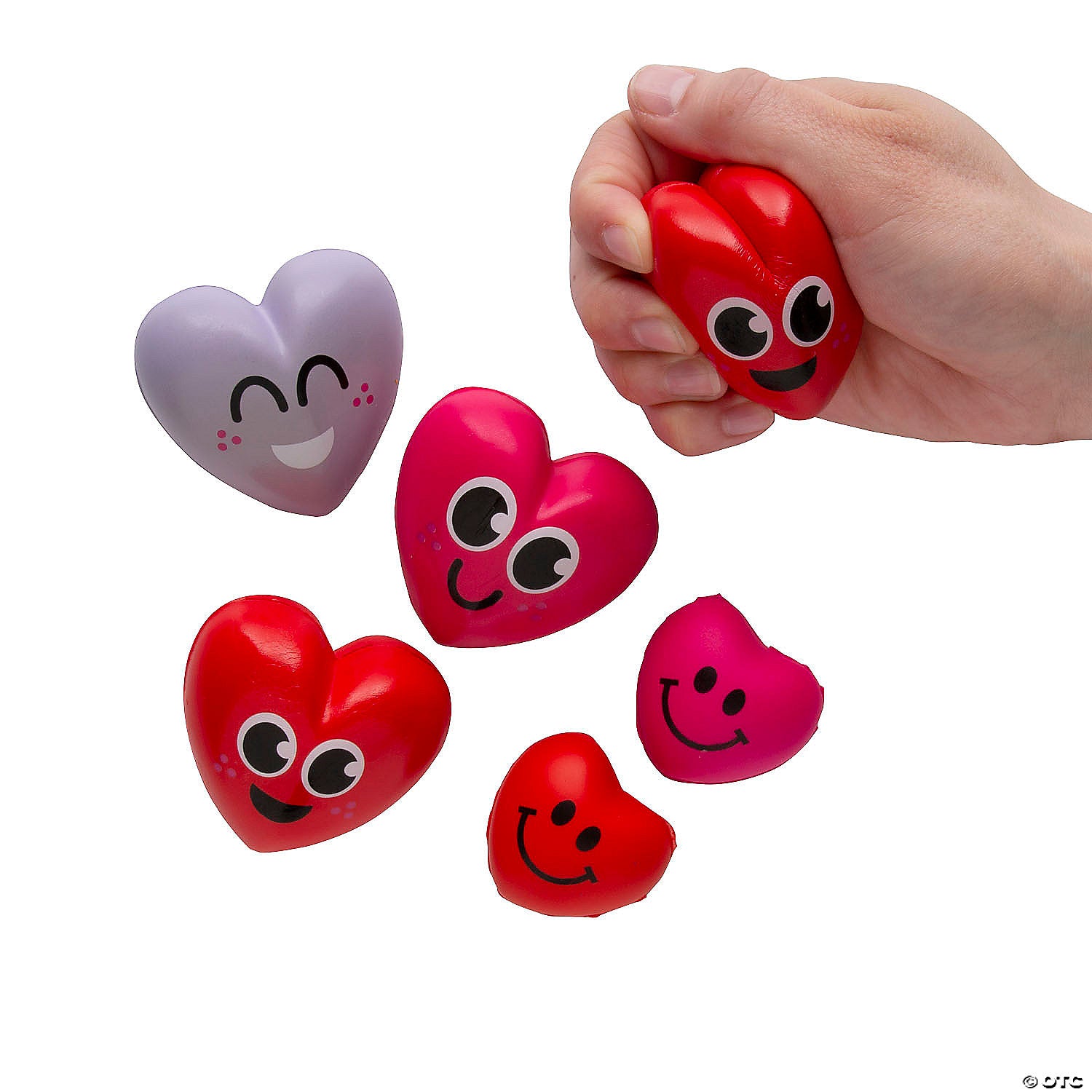 Smiley Heart Stress Ball