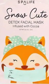 My Spa Life Holiday Gift Tag Detox Facial Masks